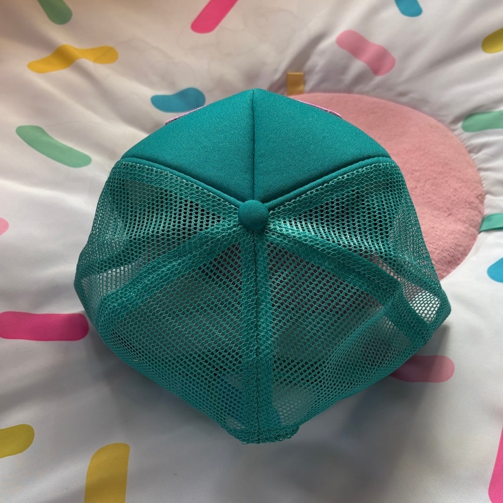 CHATTA HUCCI Teal Trucker Hat - Picture 3 of 5